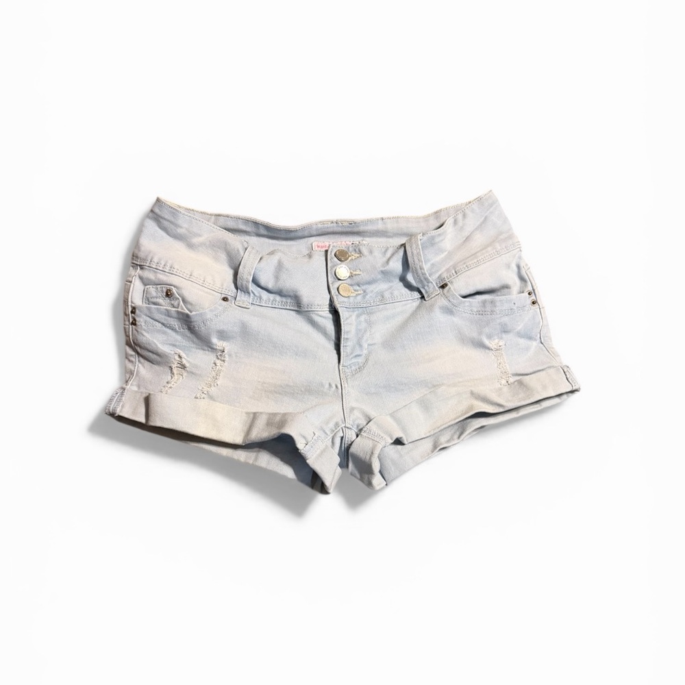 Final Sale! Bundle!✨Y2K✨ YMI Light Wash Distressed Denim Jean Shorts